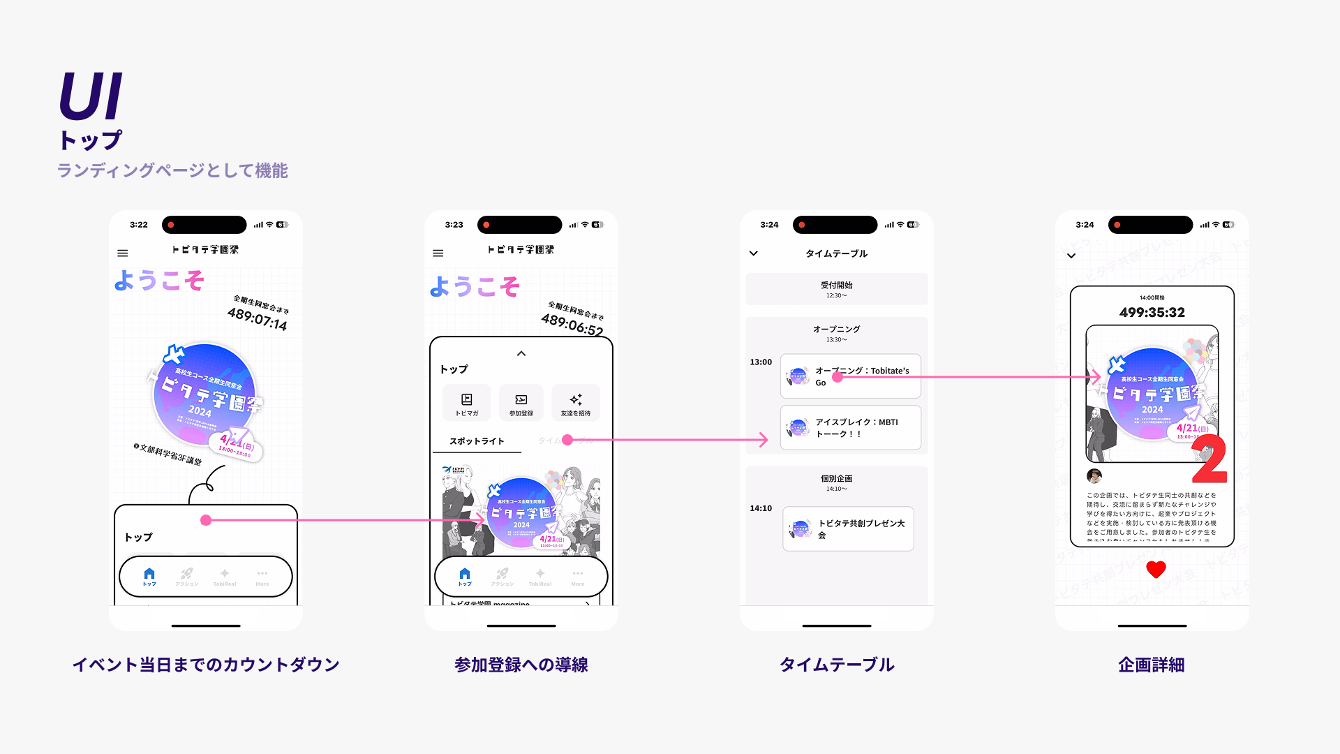 トビタテ高校生コース全期生同窓会「トビタテ学園祭2024」公式Web