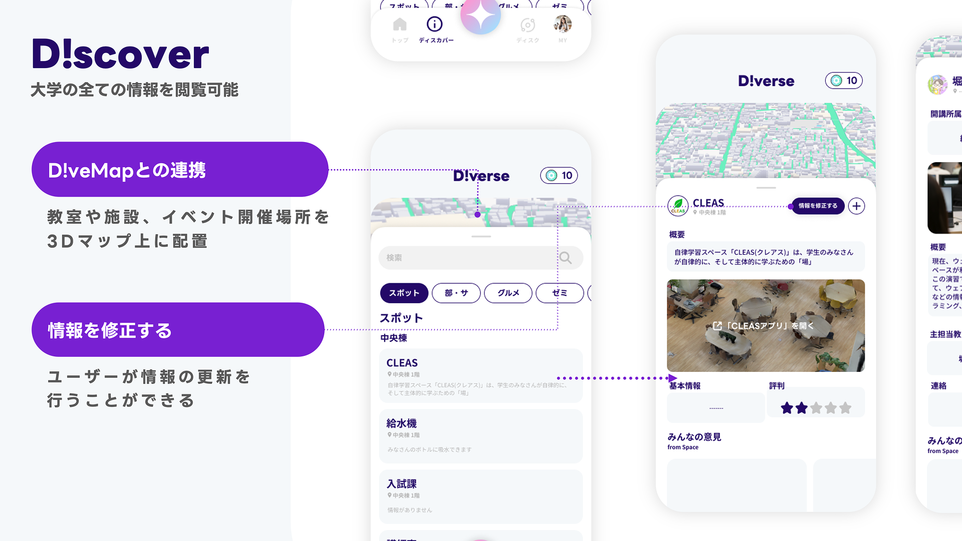 キャンパス共創プラットフォーム「D!verse」